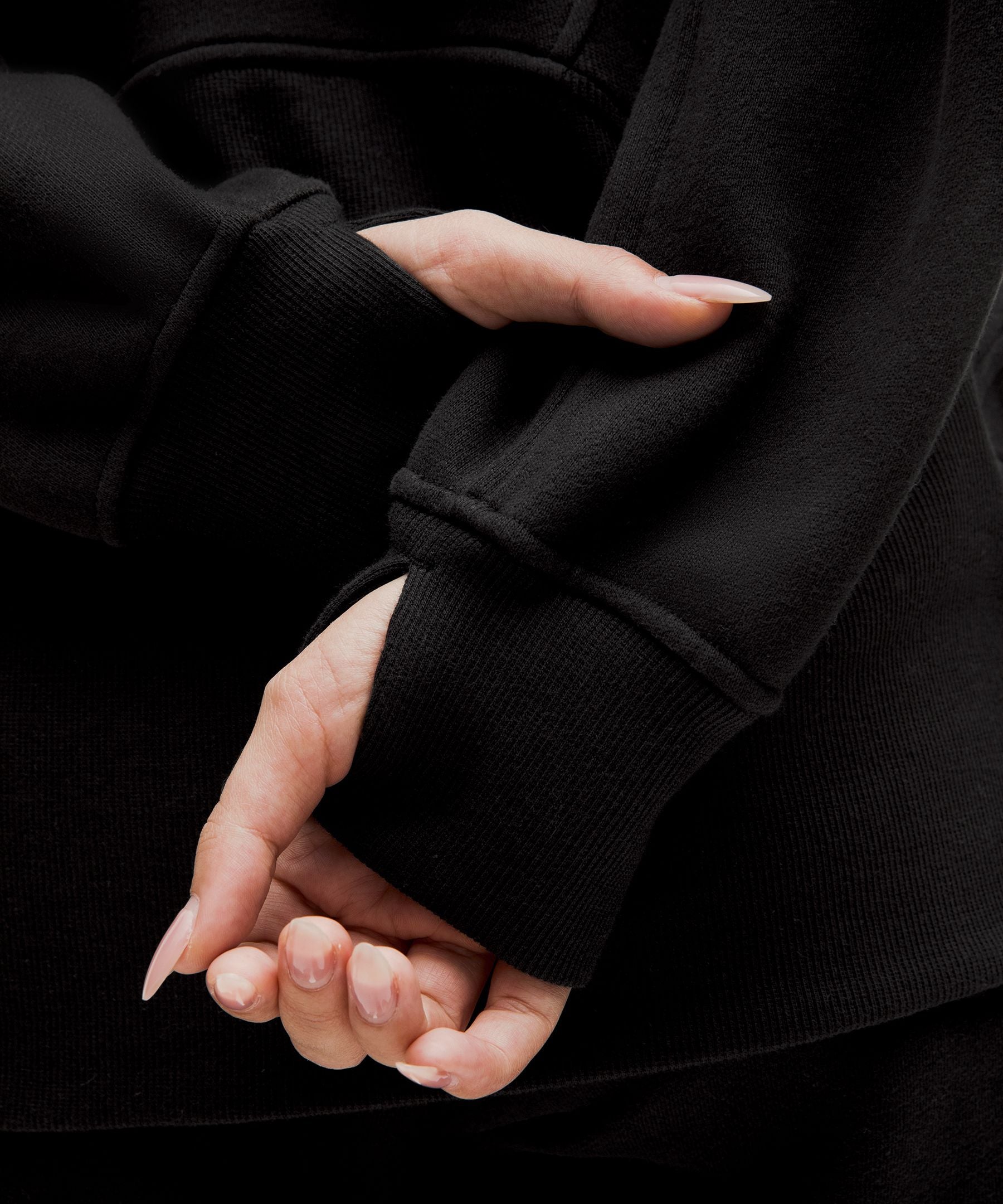 Scuba Oversized Funnel-Neck Half Zip *Long