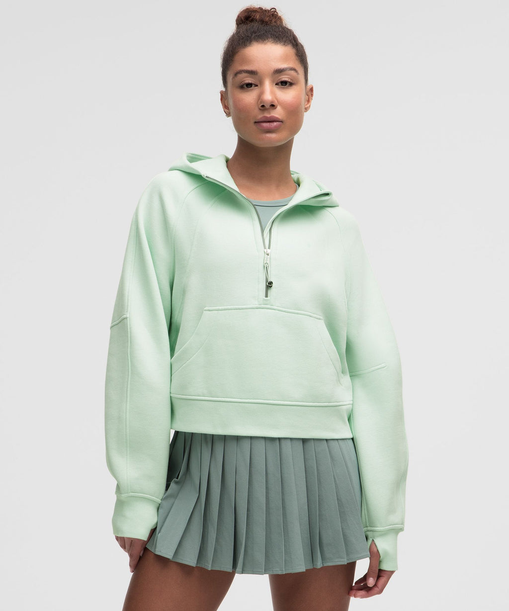Scuba Oversized Half-Zip Hoodie