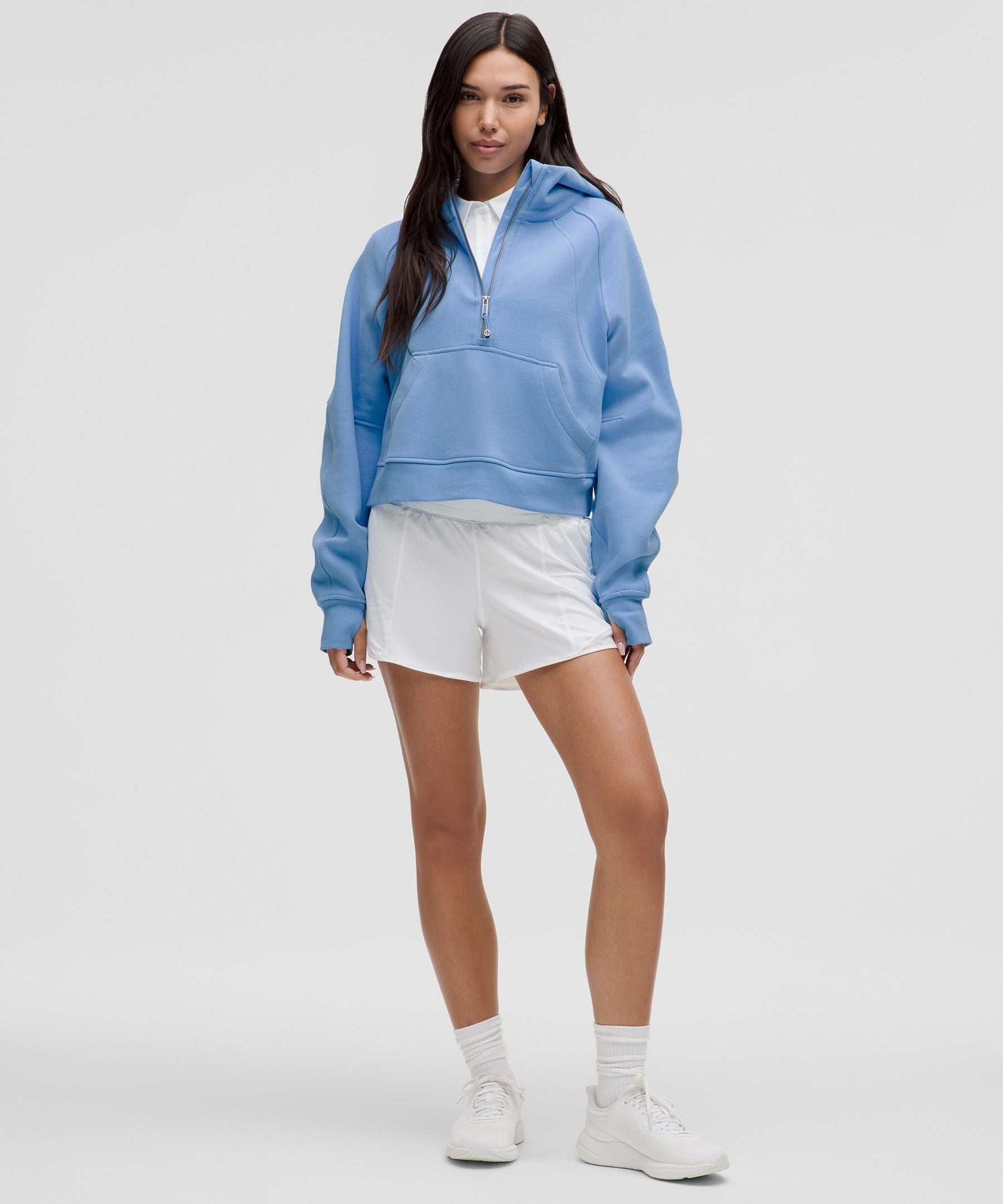 Scuba Oversized Half-Zip Hoodie