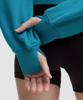 Scuba Oversized Half-Zip Hoodie