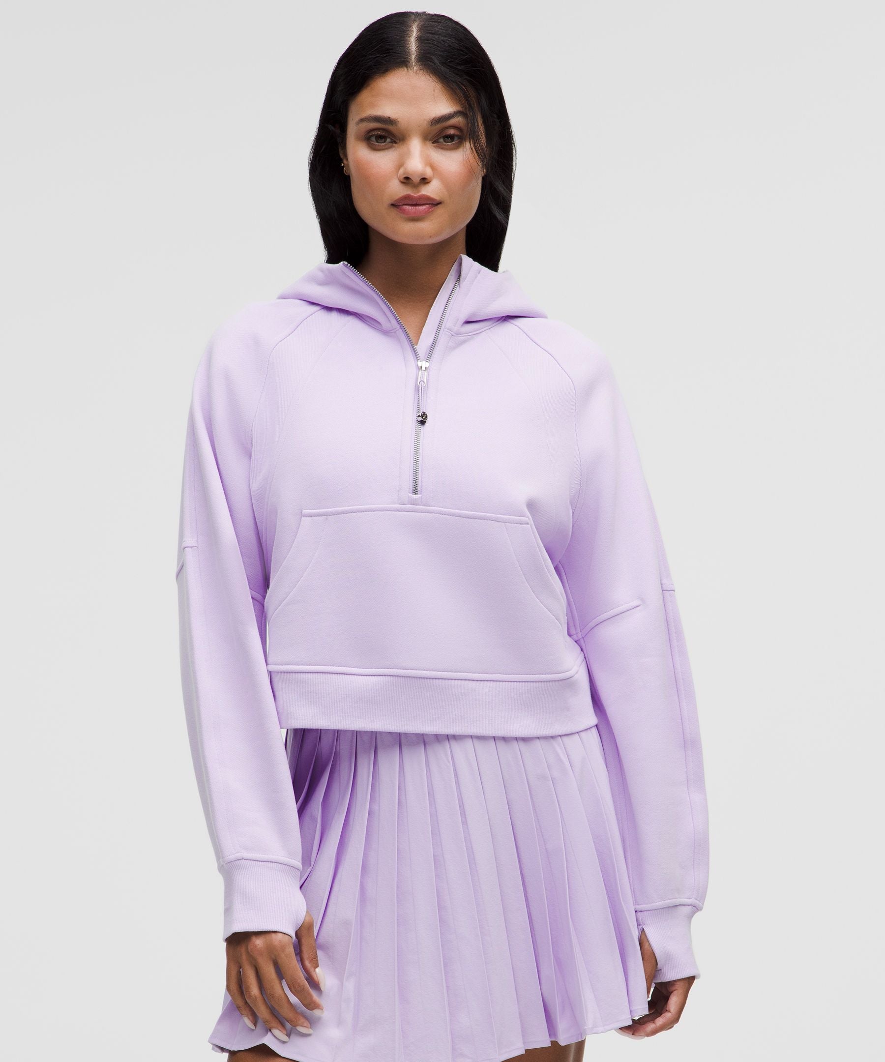 Scuba Oversized Half-Zip Hoodie