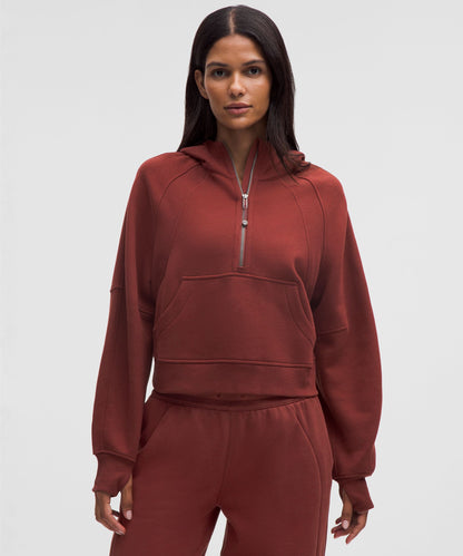Scuba Oversized Half-Zip Hoodie