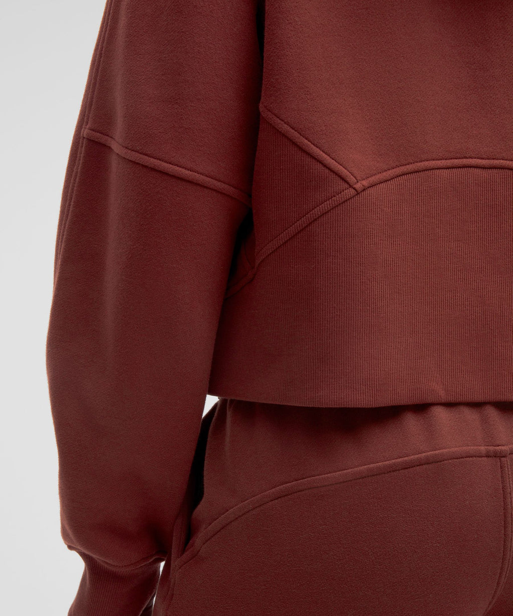 Scuba Oversized Half-Zip Hoodie