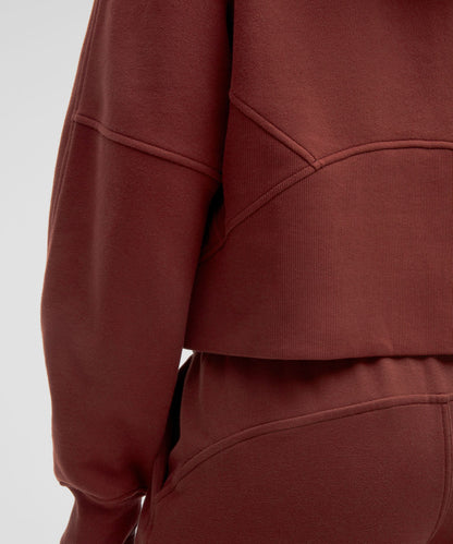 Scuba Oversized Half-Zip Hoodie