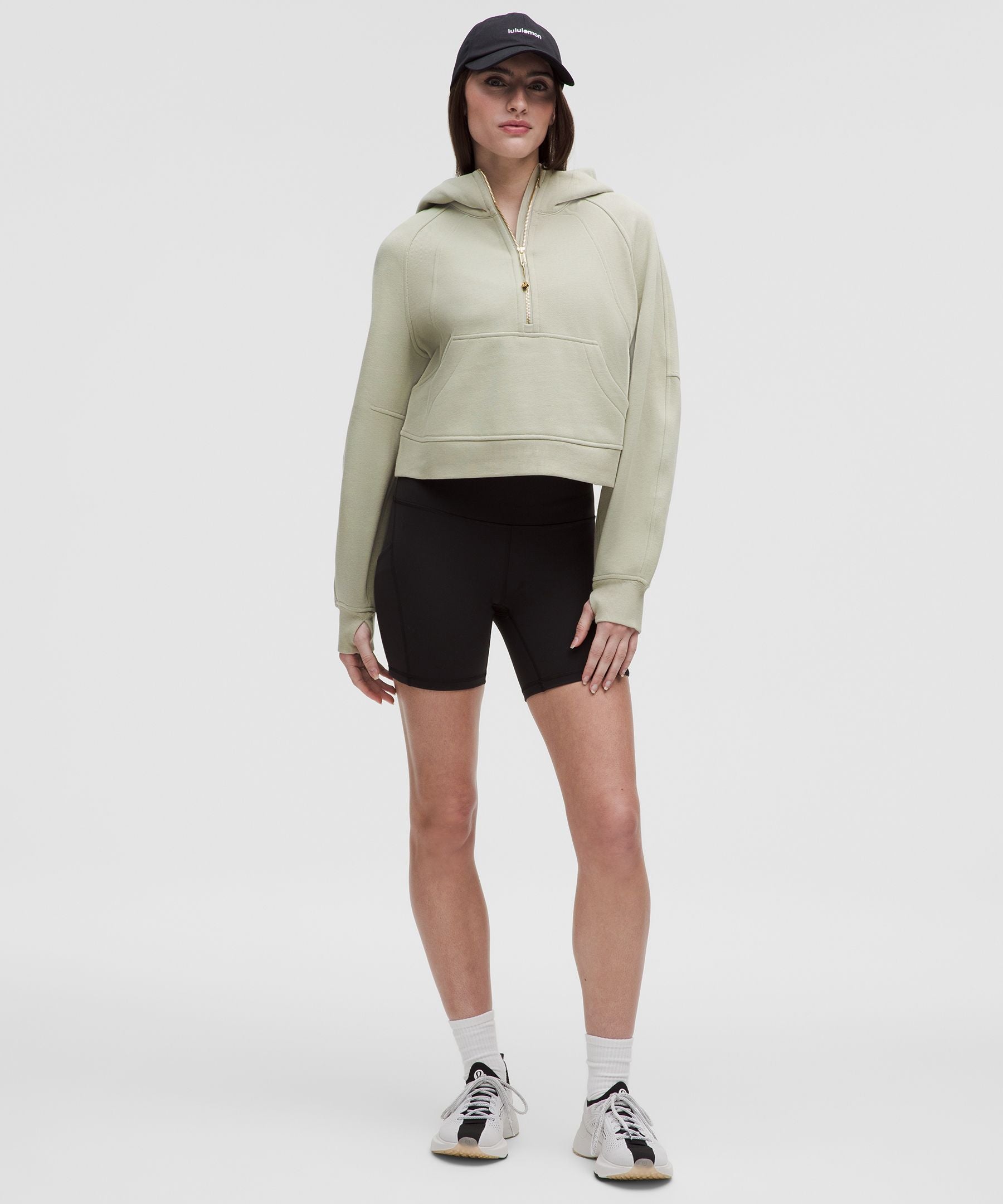 Scuba Oversized Half-Zip Hoodie