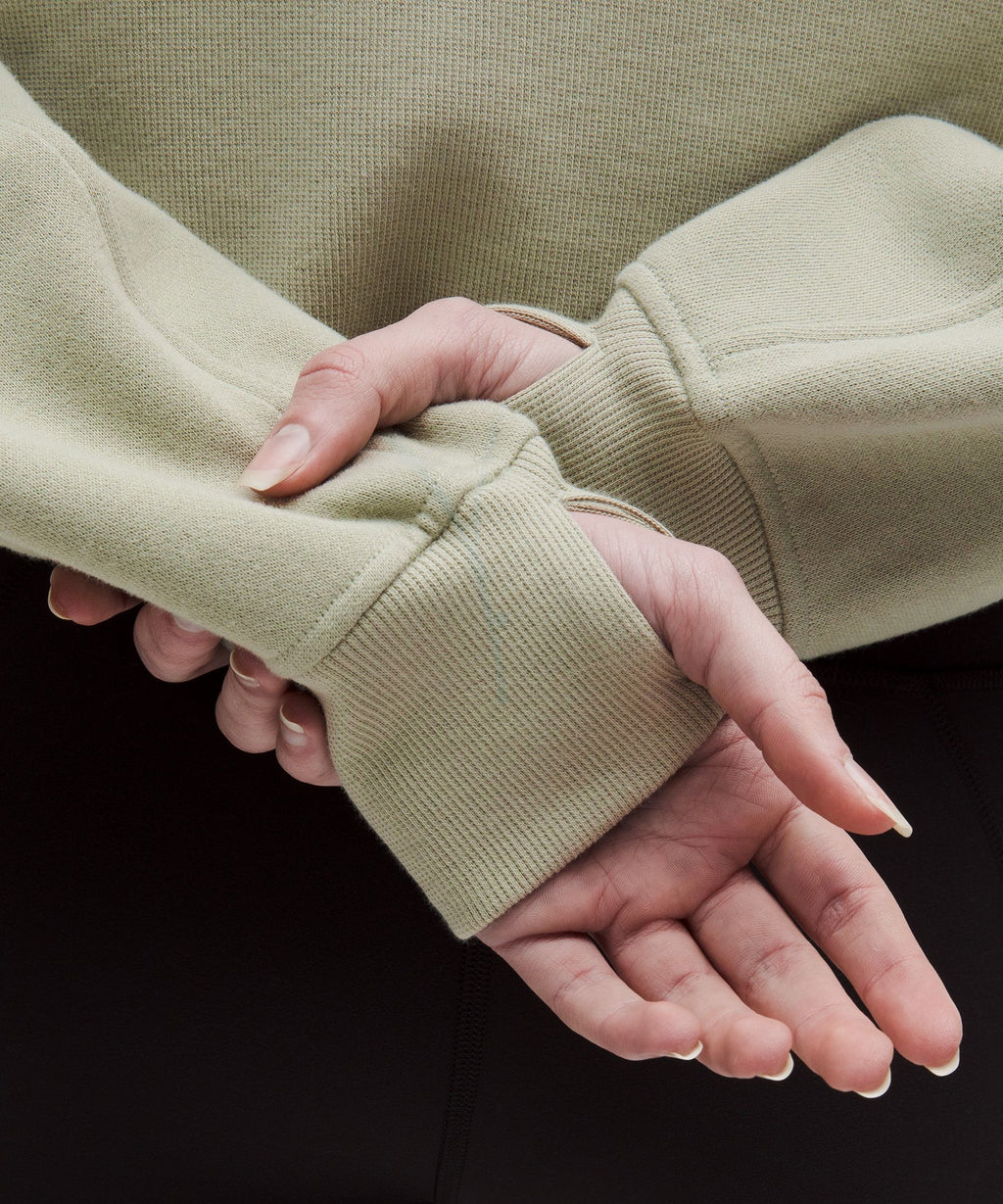 Scuba Oversized Half-Zip Hoodie