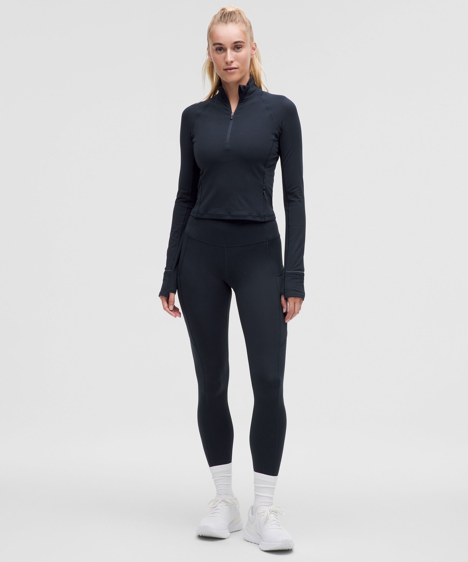 It's Rulu Cropped Half Zip *Updated