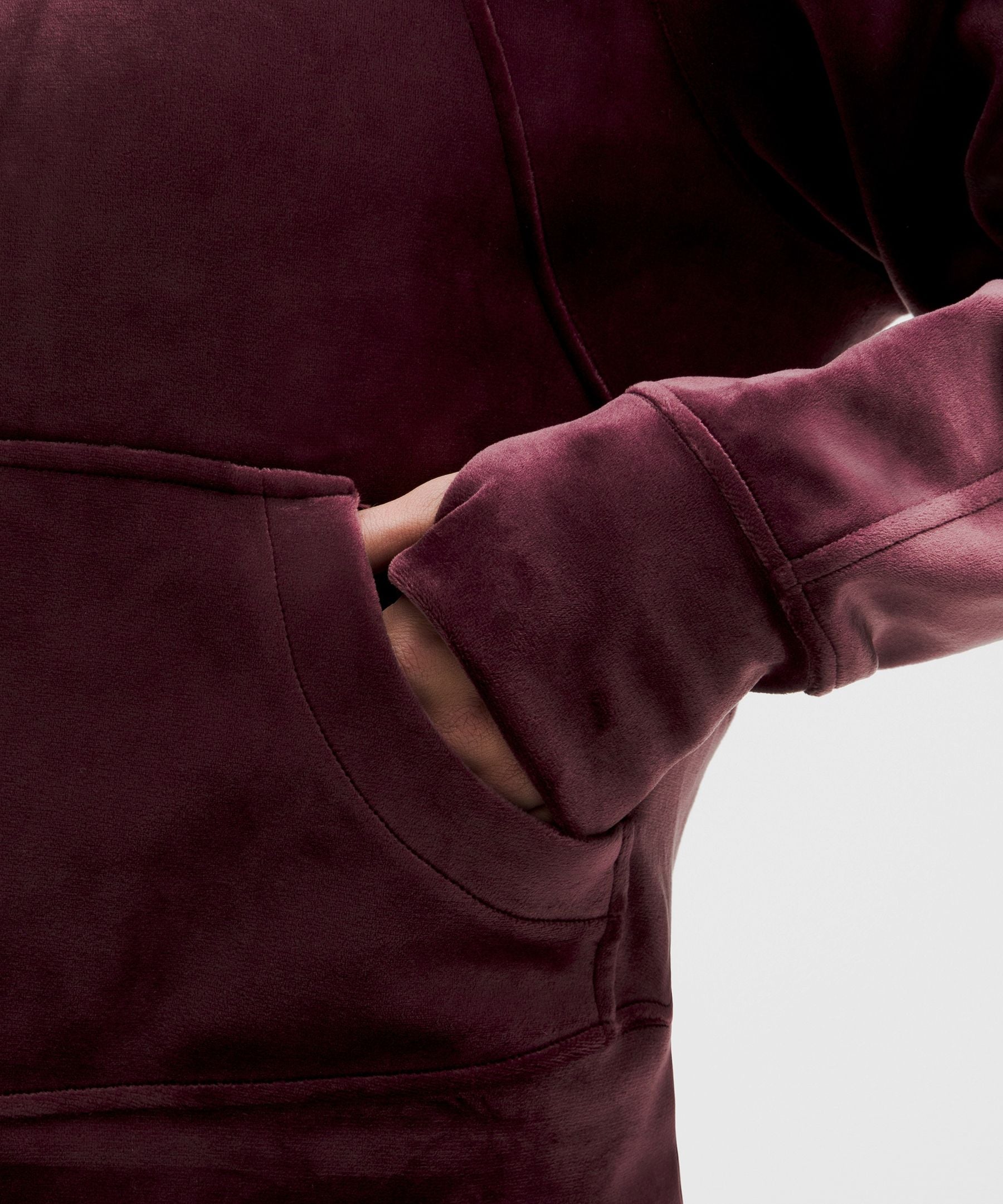 Scuba Oversized Funnel-Neck Half Zip *Velvet