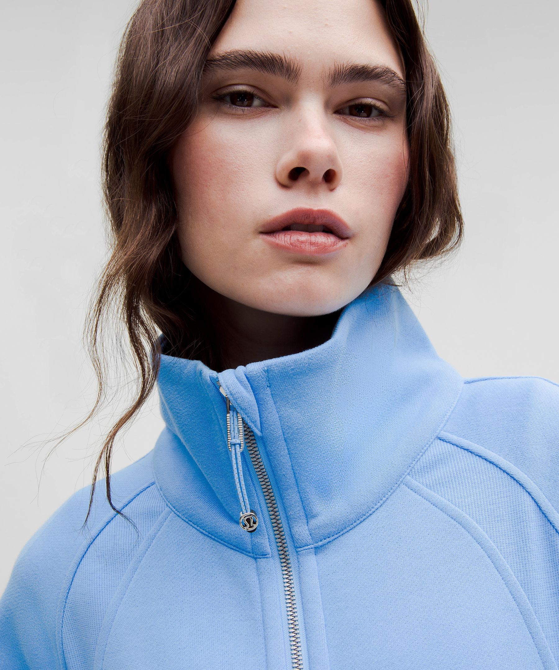 Scuba Oversized Funnel-Neck Half Zip *Long