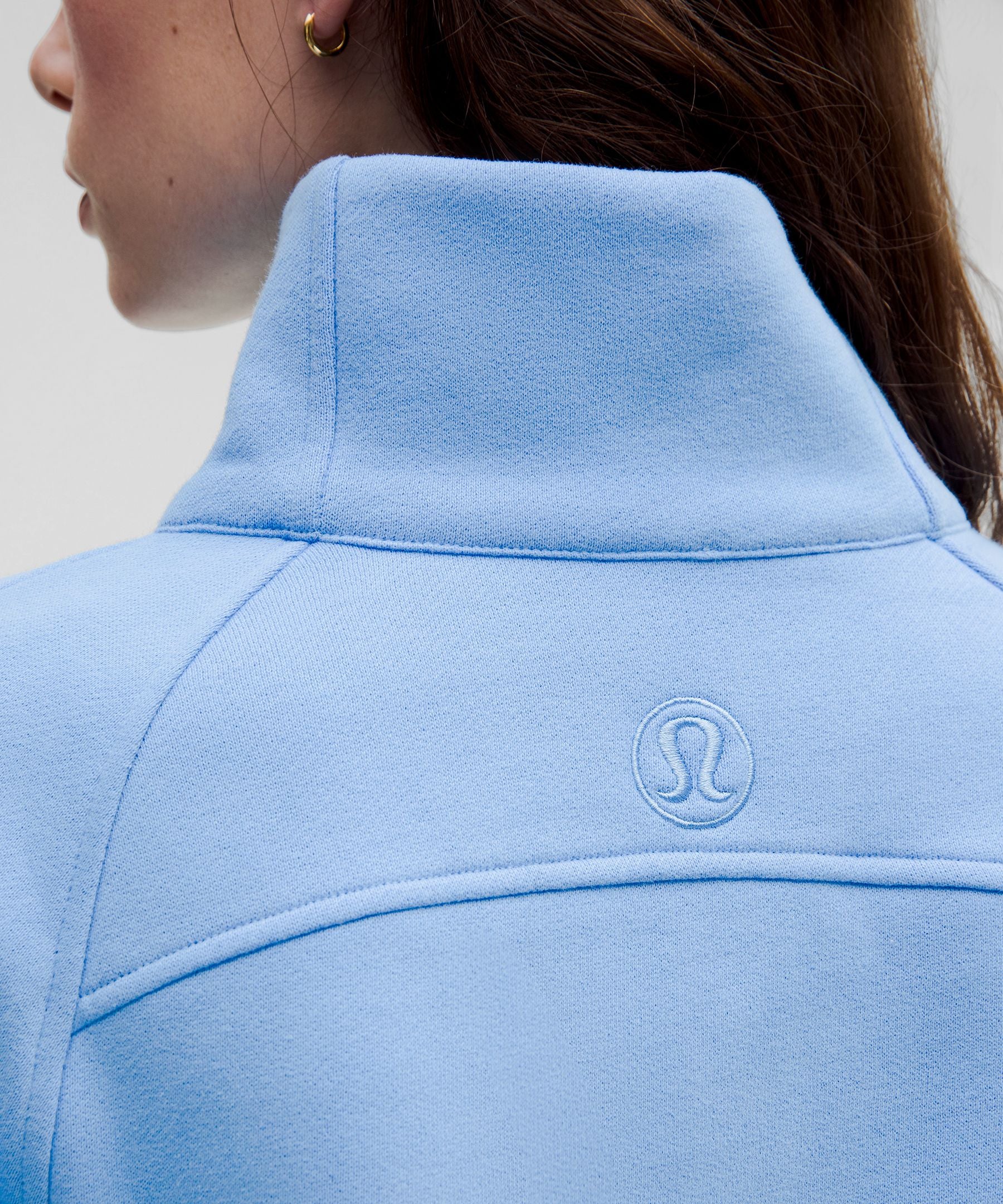 Scuba Oversized Funnel-Neck Half Zip *Long