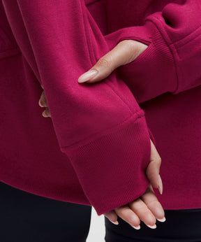 Scuba Oversized Funnel-Neck Half Zip *Long