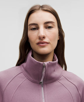 Scuba Oversized Funnel-Neck Half Zip *Long