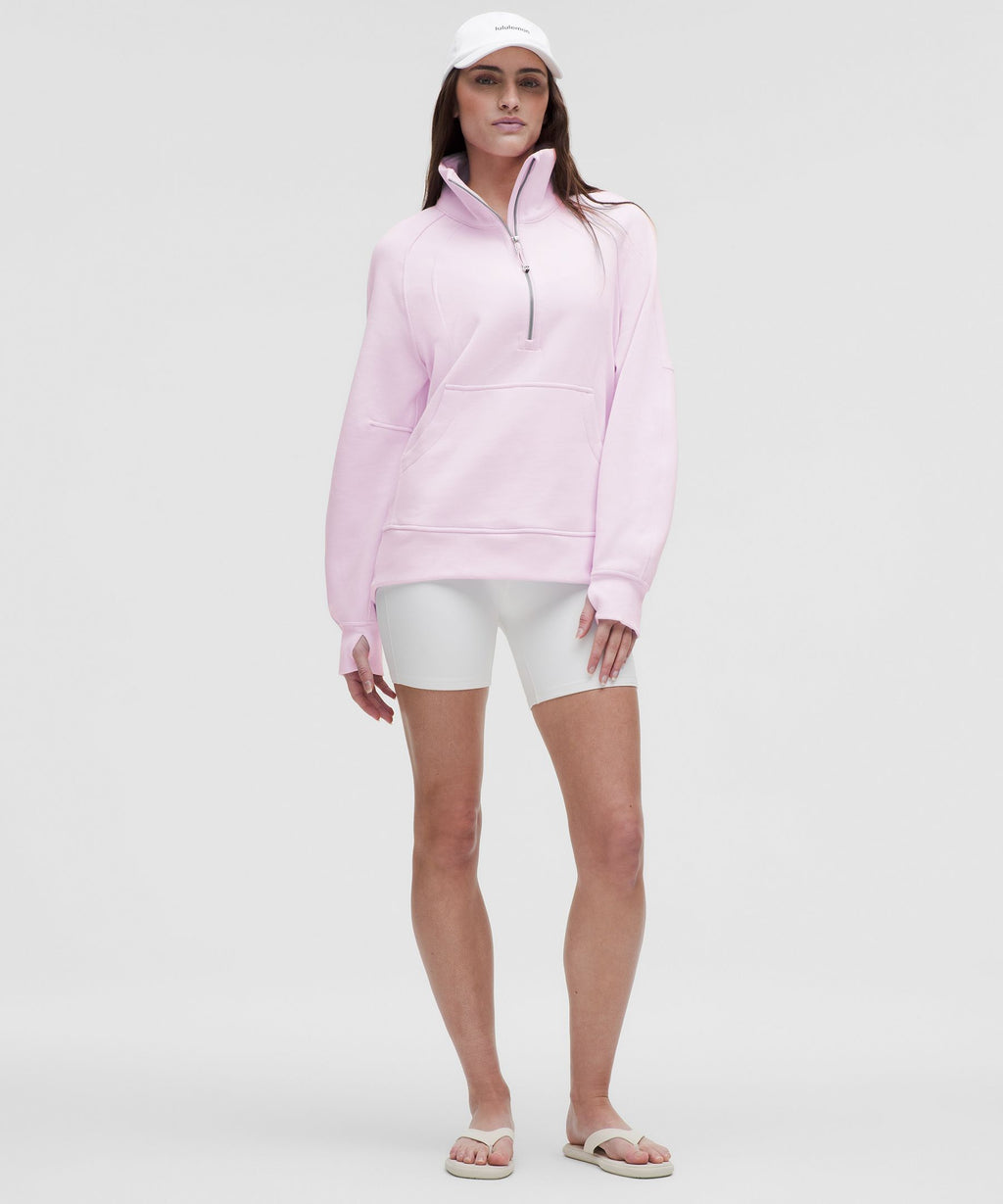 Scuba Oversized Funnel-Neck Half Zip *Long
