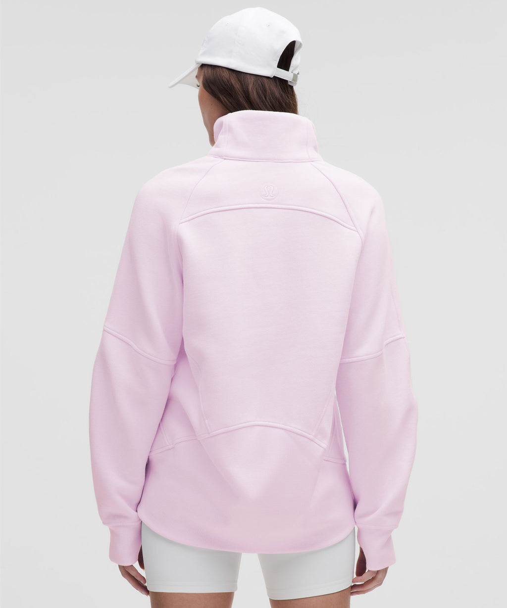 Scuba Oversized Funnel-Neck Half Zip *Long