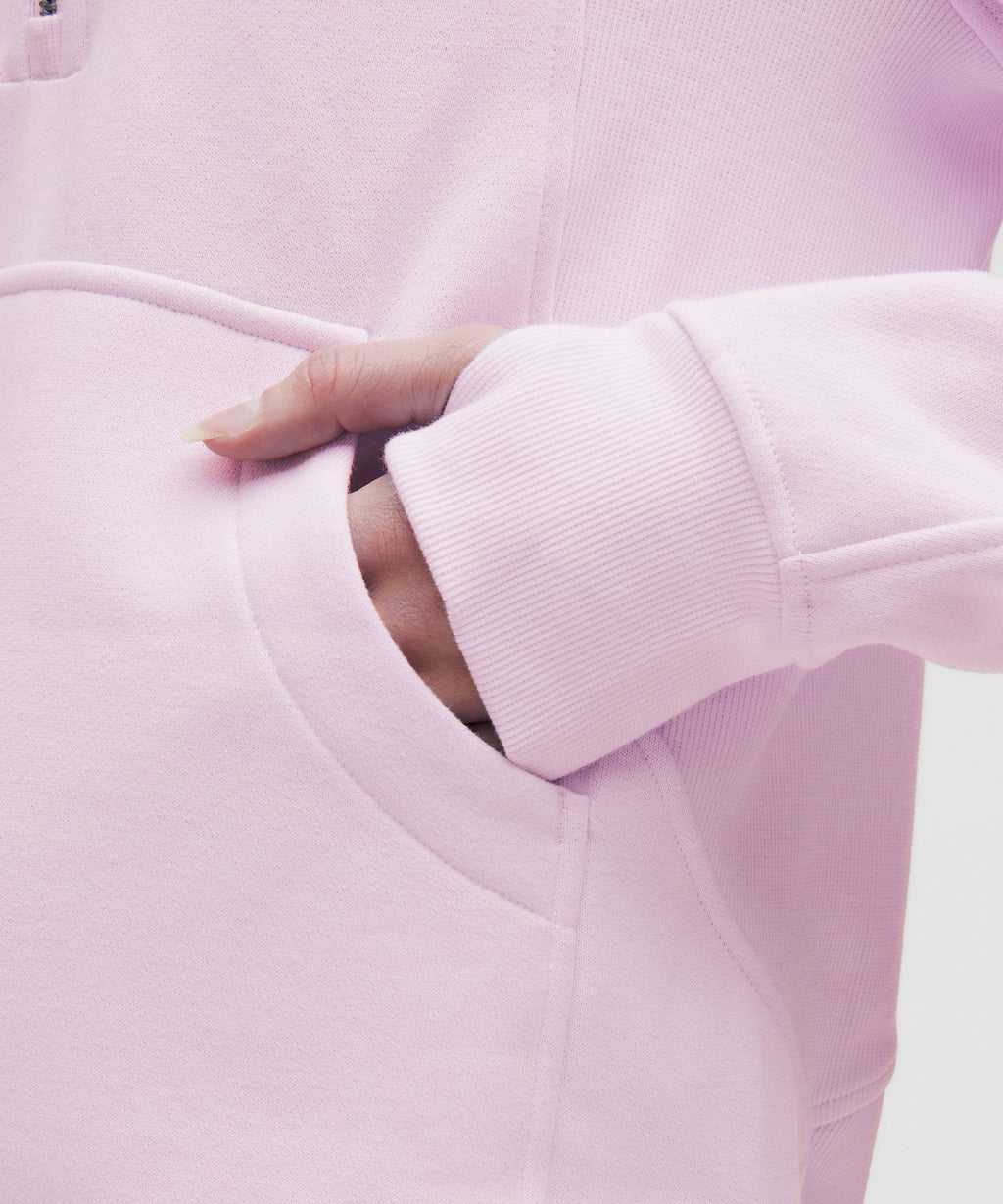 Scuba Oversized Funnel-Neck Half Zip *Long