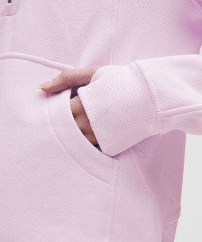 Scuba Oversized Funnel-Neck Half Zip *Long