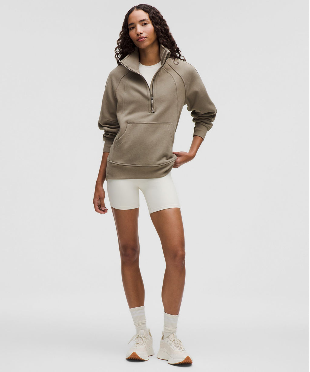 Scuba Oversized Funnel-Neck Half Zip *Long