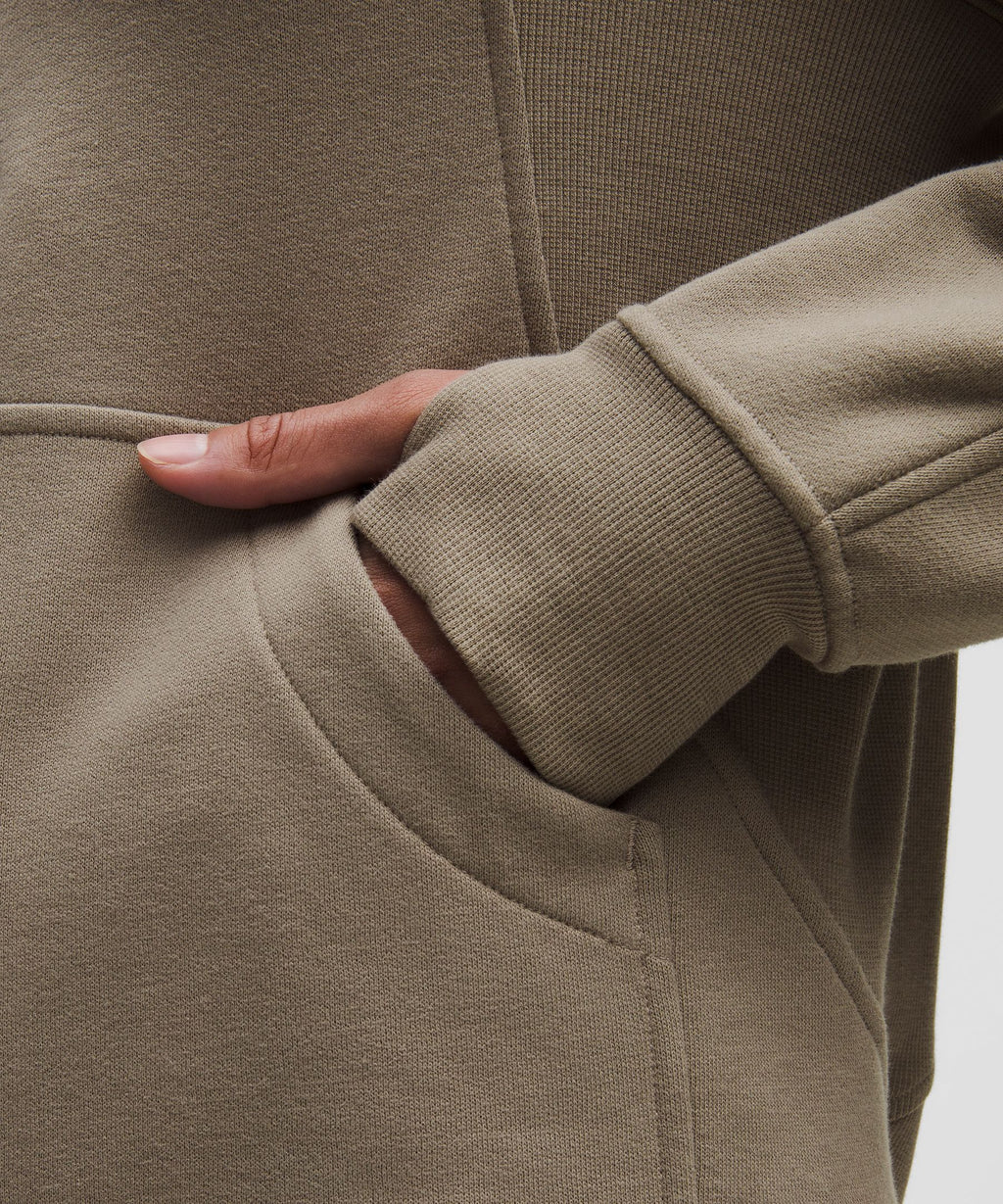 Scuba Oversized Funnel-Neck Half Zip *Long