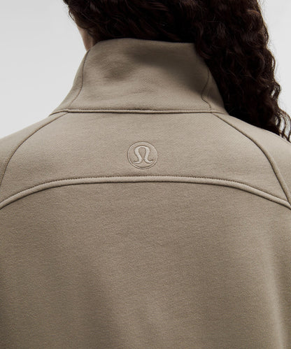 Scuba Oversized Funnel-Neck Half Zip *Long