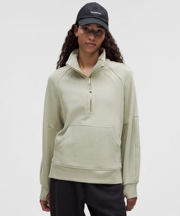 Scuba Oversized Funnel-Neck Half Zip *Long