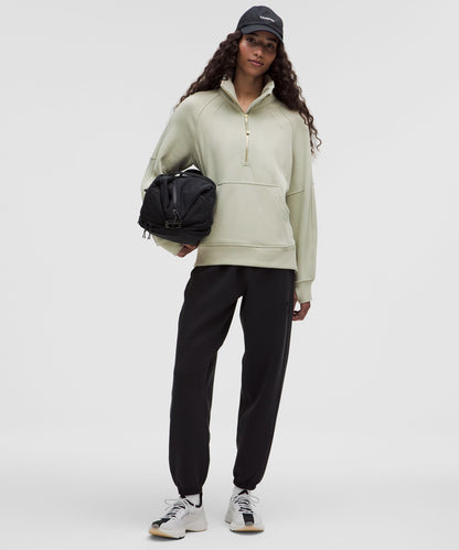 Scuba Oversized Funnel-Neck Half Zip *Long