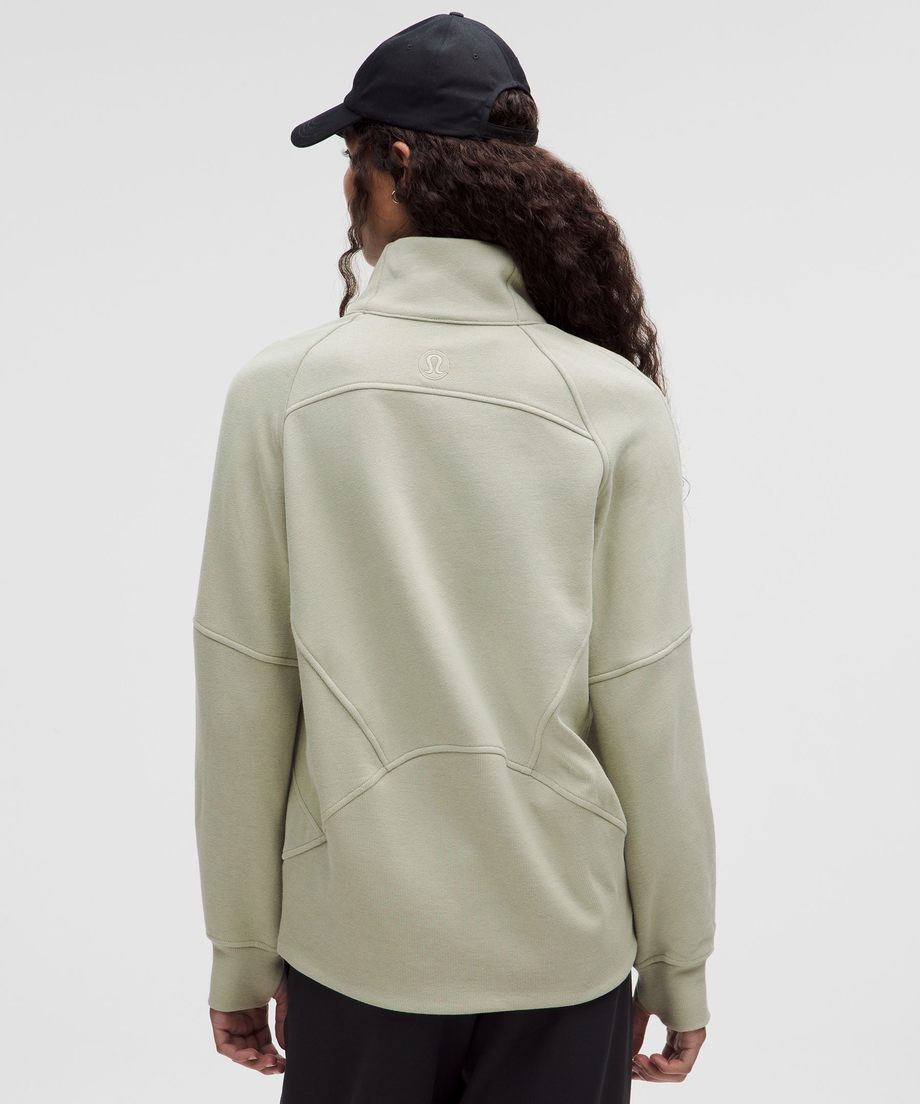 Scuba Oversized Funnel-Neck Half Zip *Long