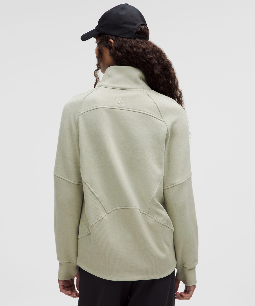 Scuba Oversized Funnel-Neck Half Zip *Long