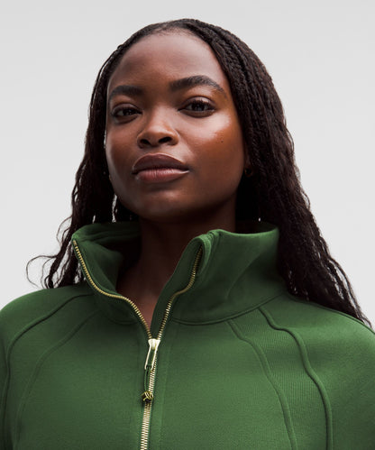 Scuba Oversized Funnel-Neck Half Zip *Long