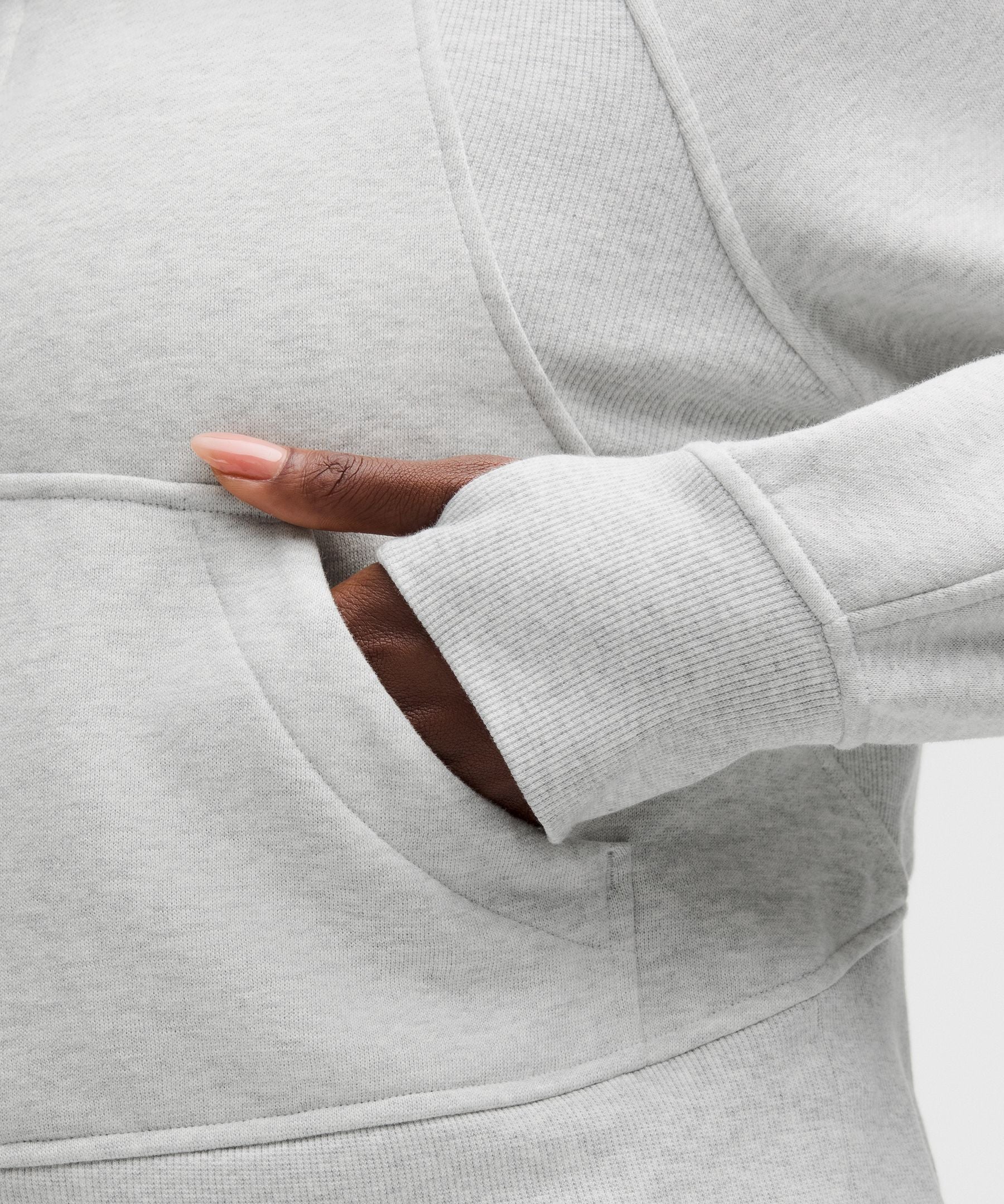 Scuba Oversized Half-Zip Hoodie