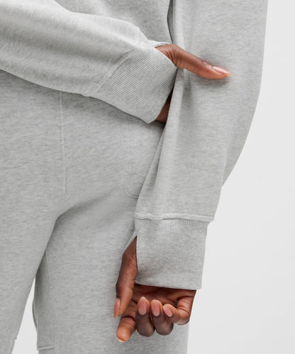 Scuba Oversized Half-Zip Hoodie