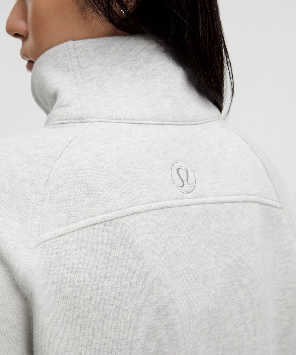 Scuba Oversized Funnel-Neck Half Zip *Long