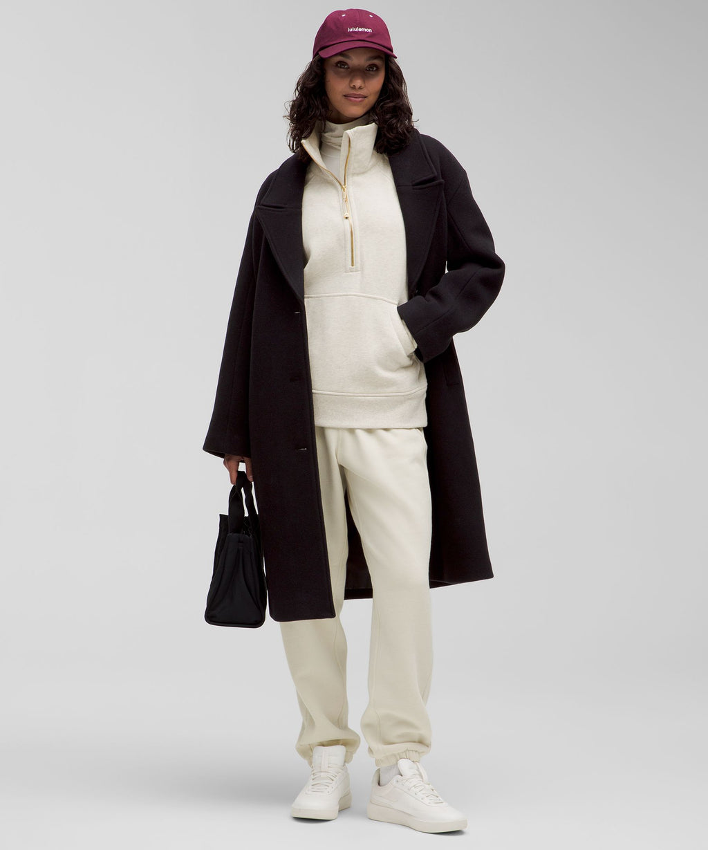 Scuba Oversized Funnel-Neck Half Zip *Long