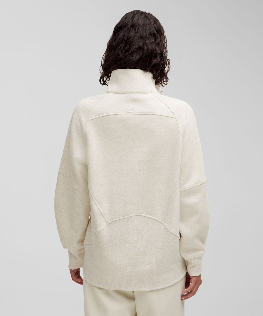 Scuba Oversized Funnel-Neck Half Zip *Long