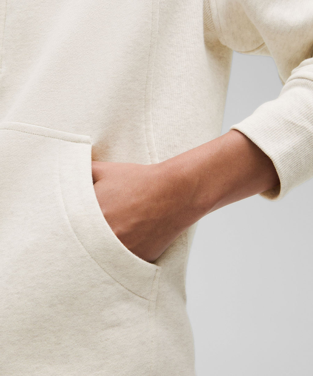 Scuba Oversized Funnel-Neck Half Zip *Long