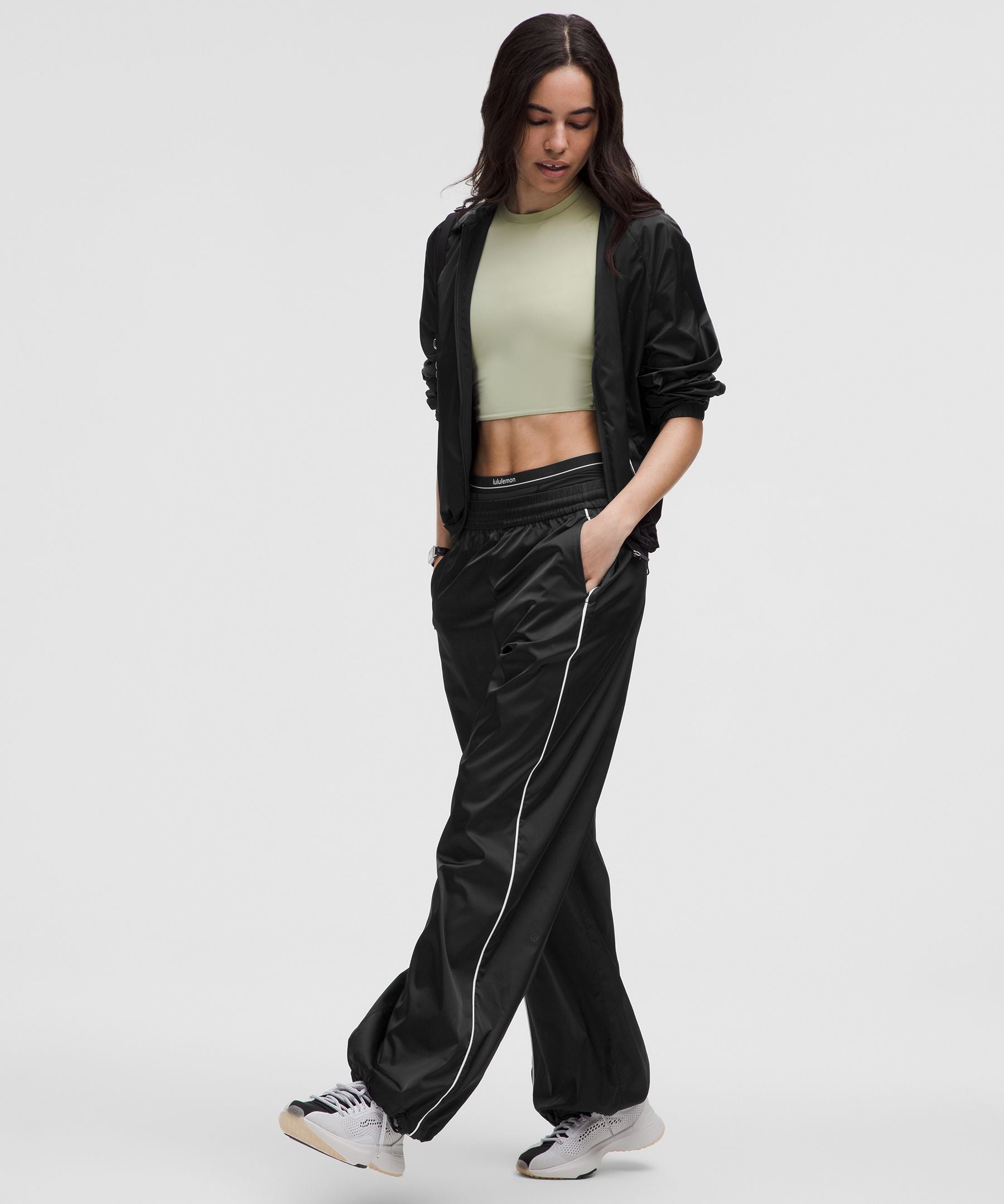 Stretch Satin Nylon Jacket