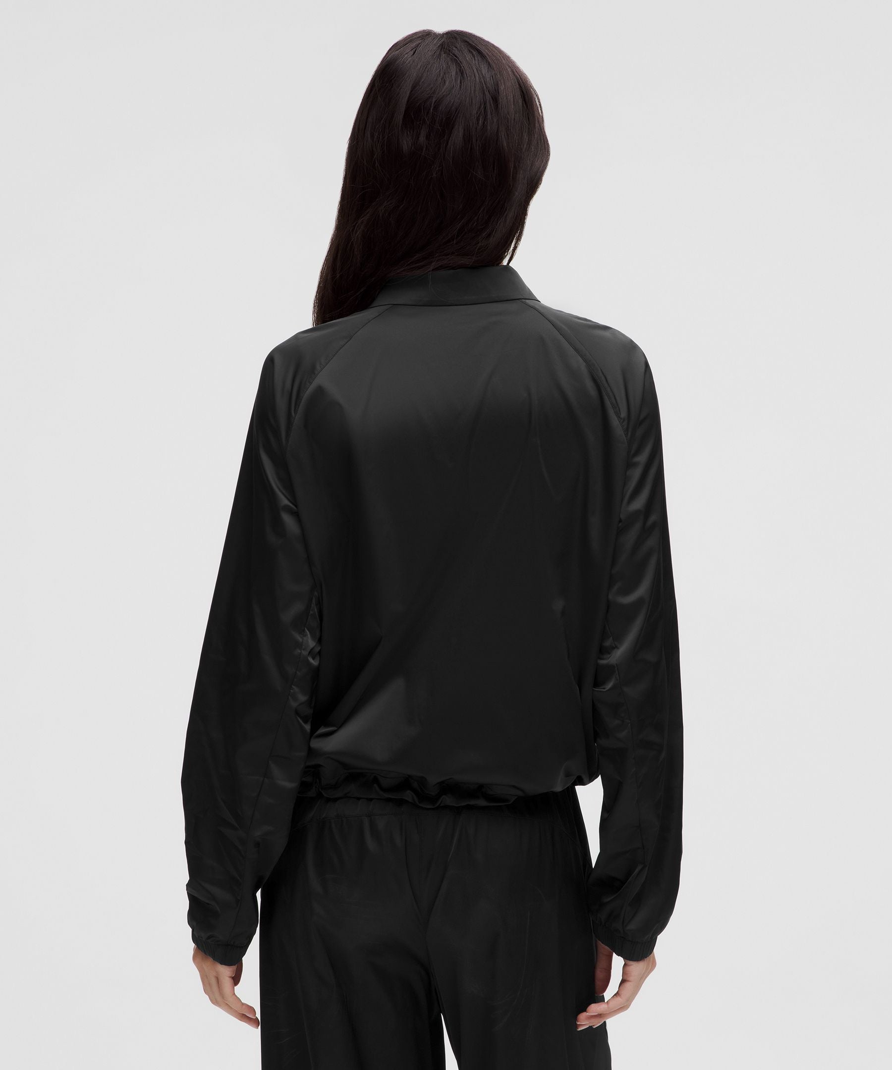 Stretch Satin Nylon Jacket