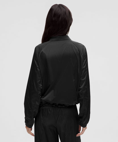 Stretch Satin Nylon Jacket