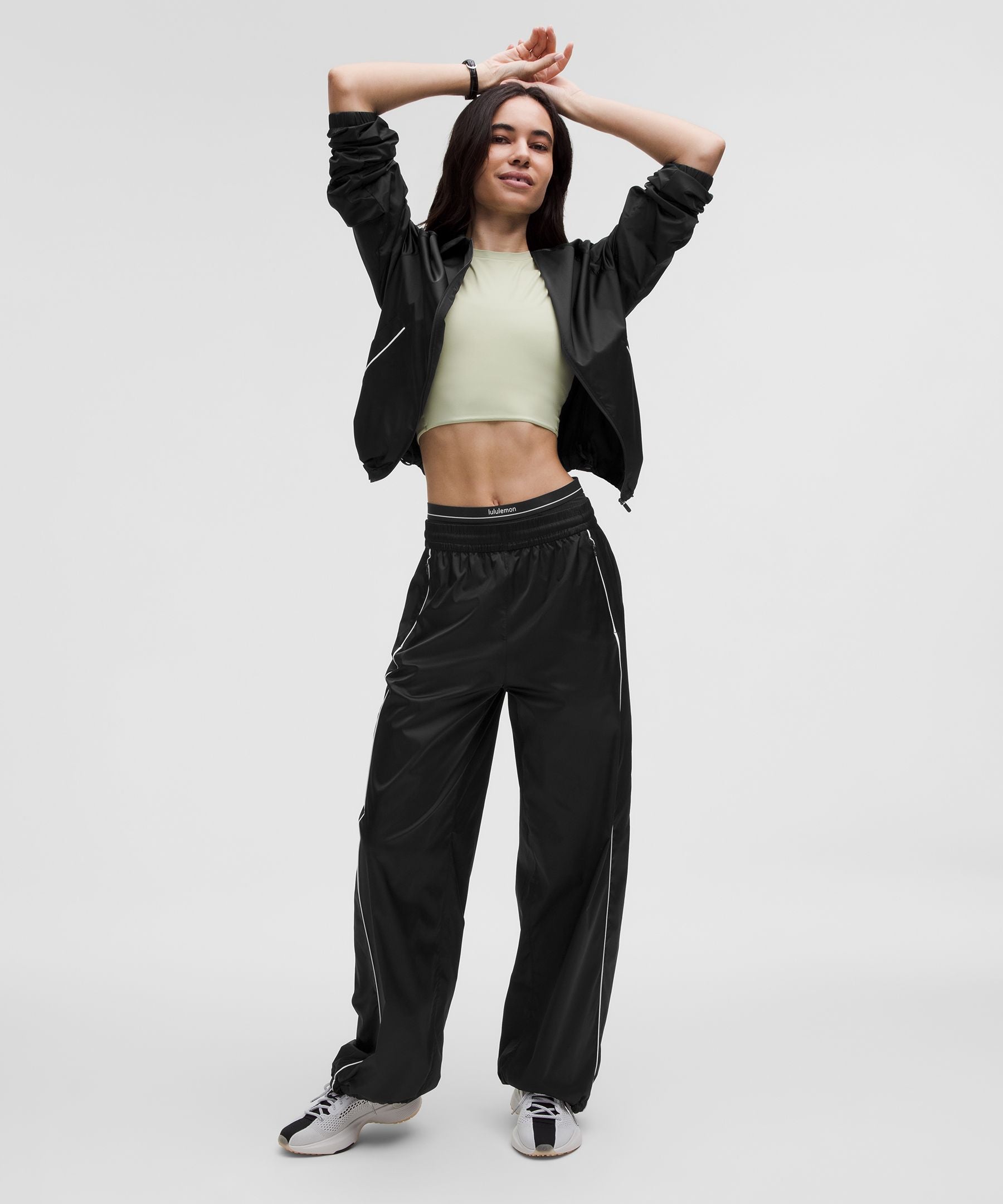 Stretch Satin Nylon Jacket