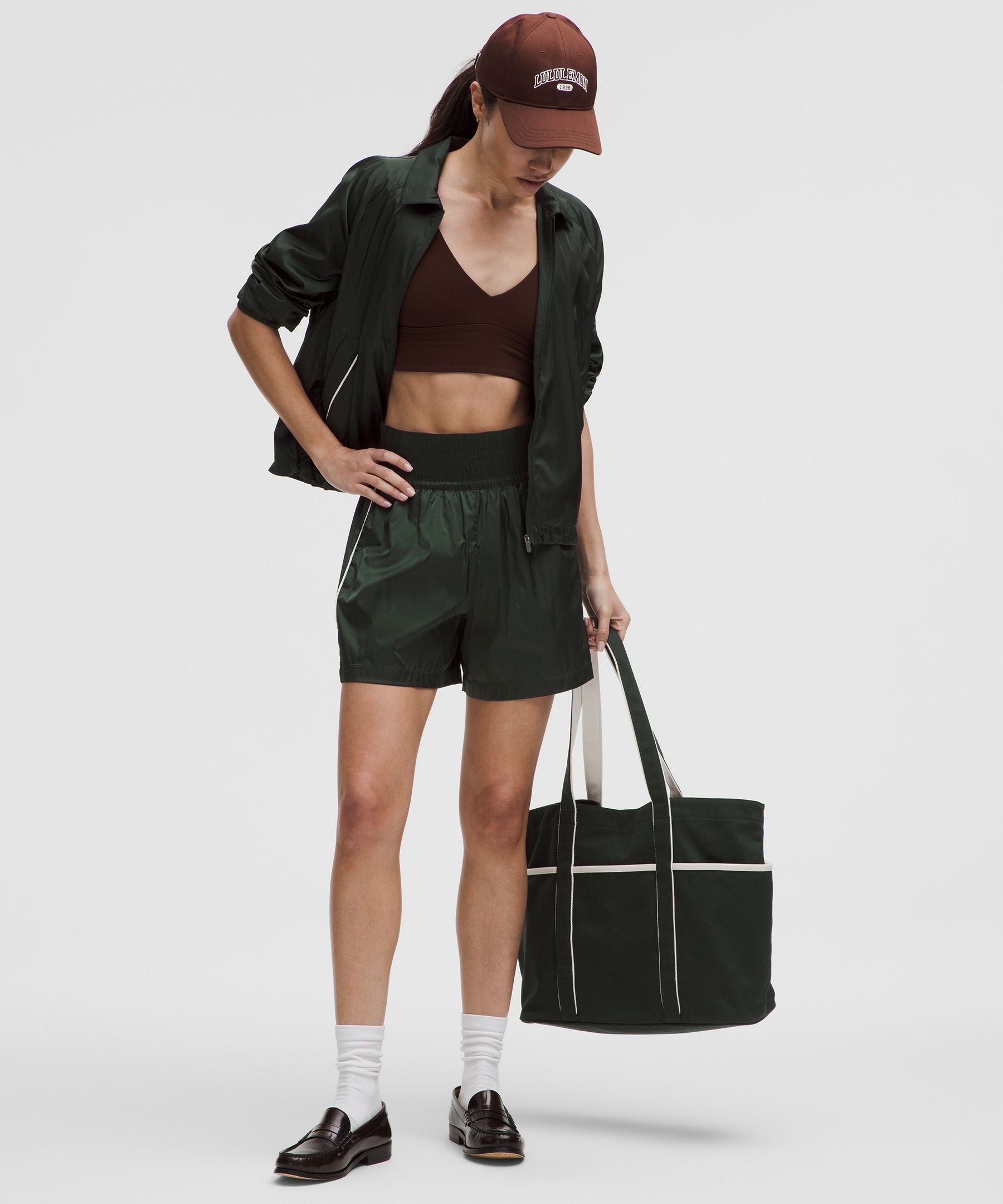 Stretch Satin Nylon Jacket