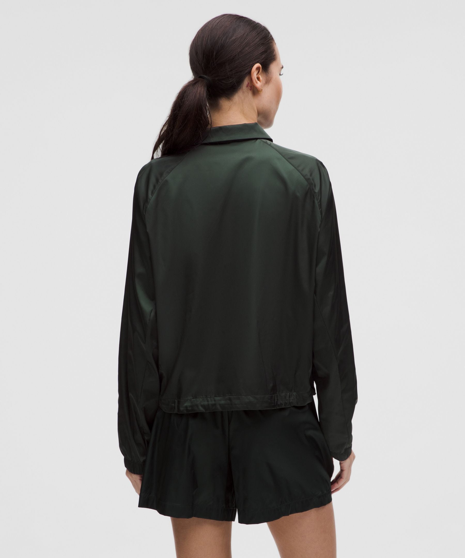 Stretch Satin Nylon Jacket