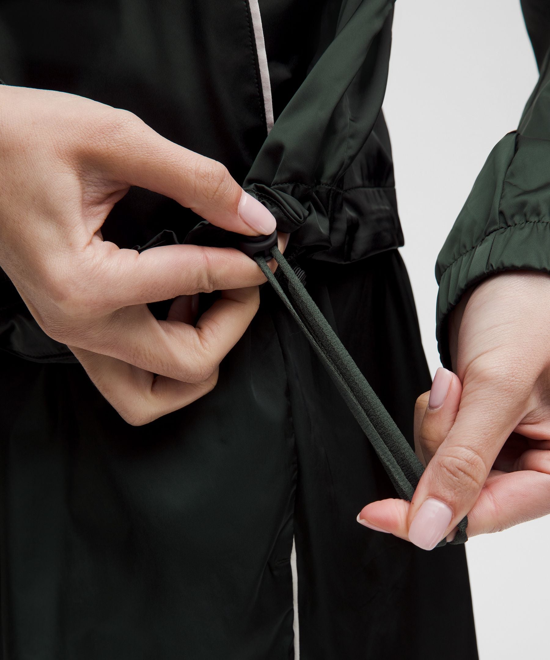 Stretch Satin Nylon Jacket