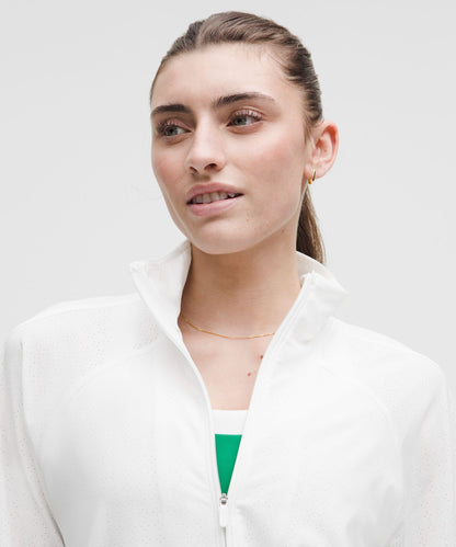 Adapted State Perforated Track Jacket