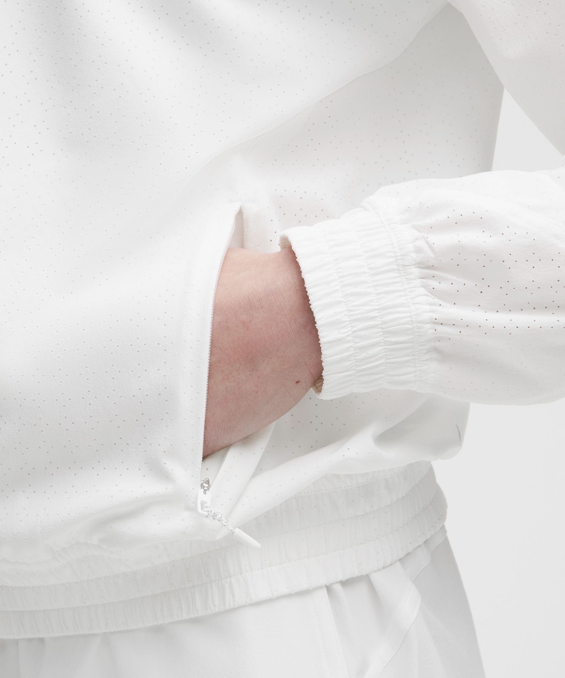 Adapted State Perforated Track Jacket