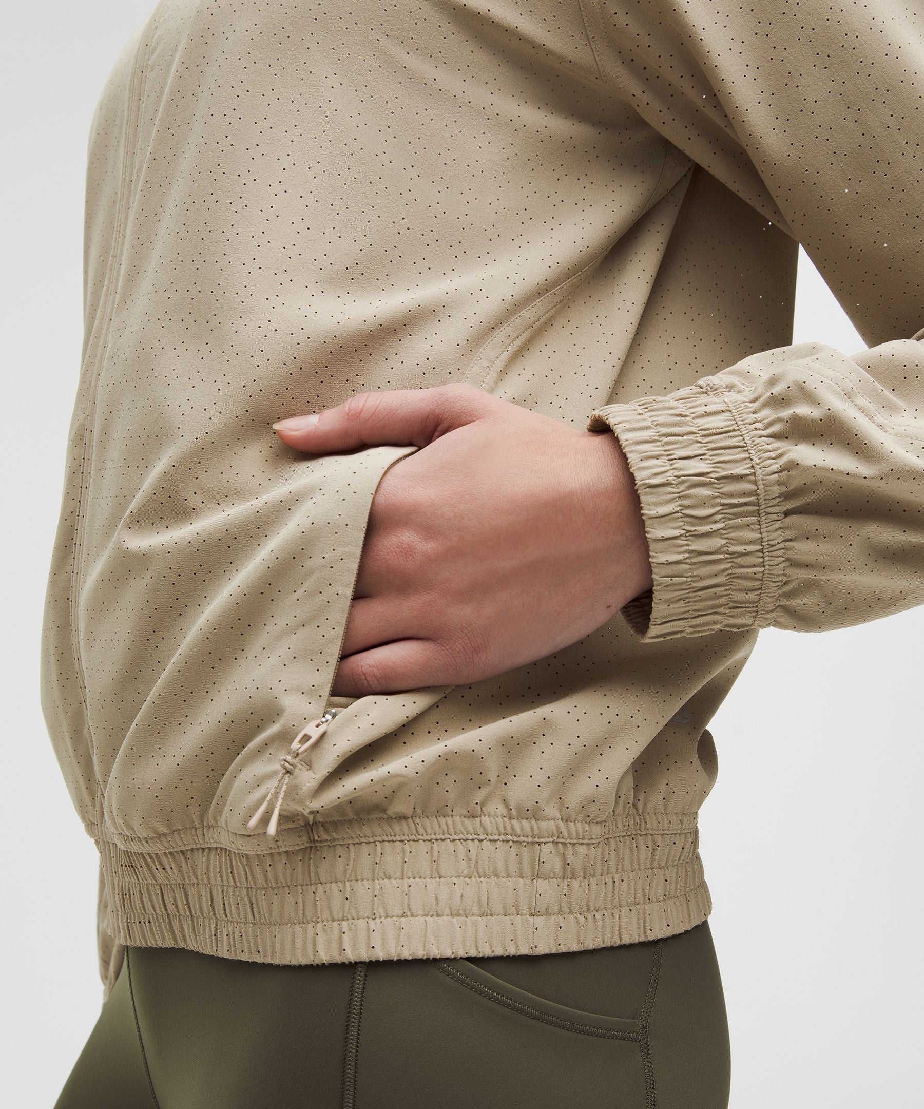 Adapted State Perforated Track Jacket