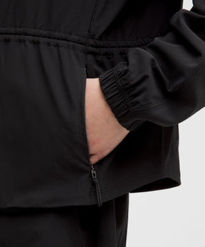 UV-Protective Cinch-Waist Running Jacket