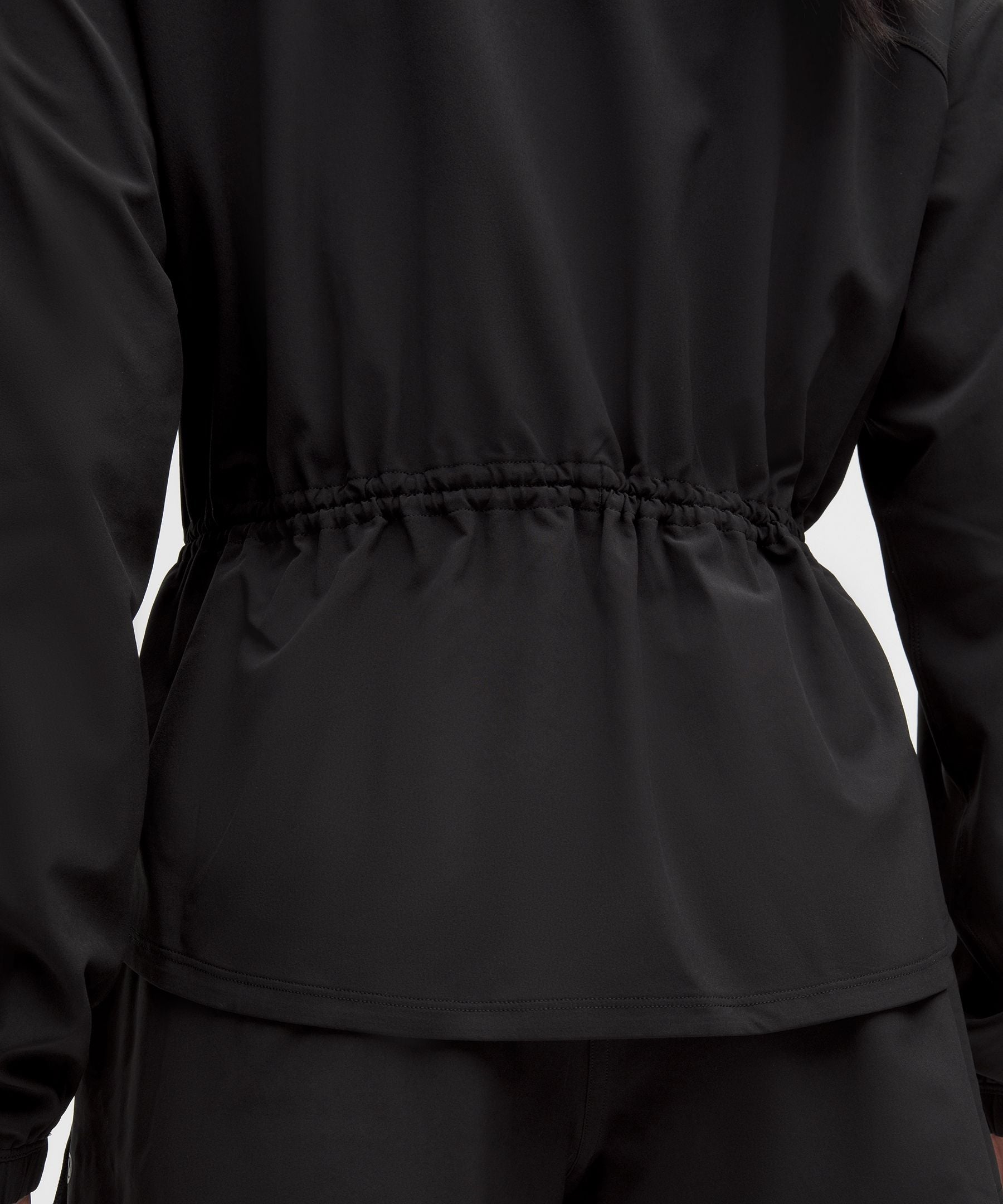 UV-Protective Cinch-Waist Running Jacket