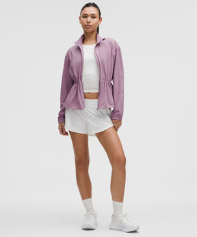 UV-Protective Cinch-Waist Running Jacket