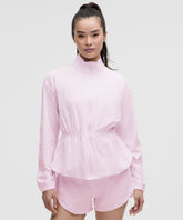 UV-Protective Cinch-Waist Running Jacket
