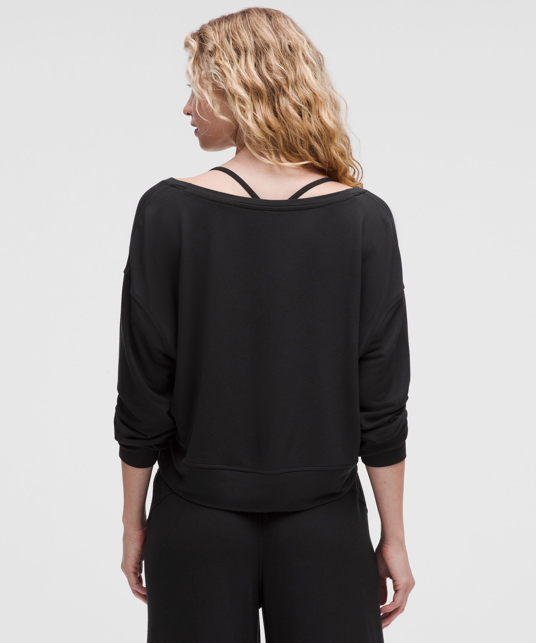 BeCalm Scoop-Neck Pullover