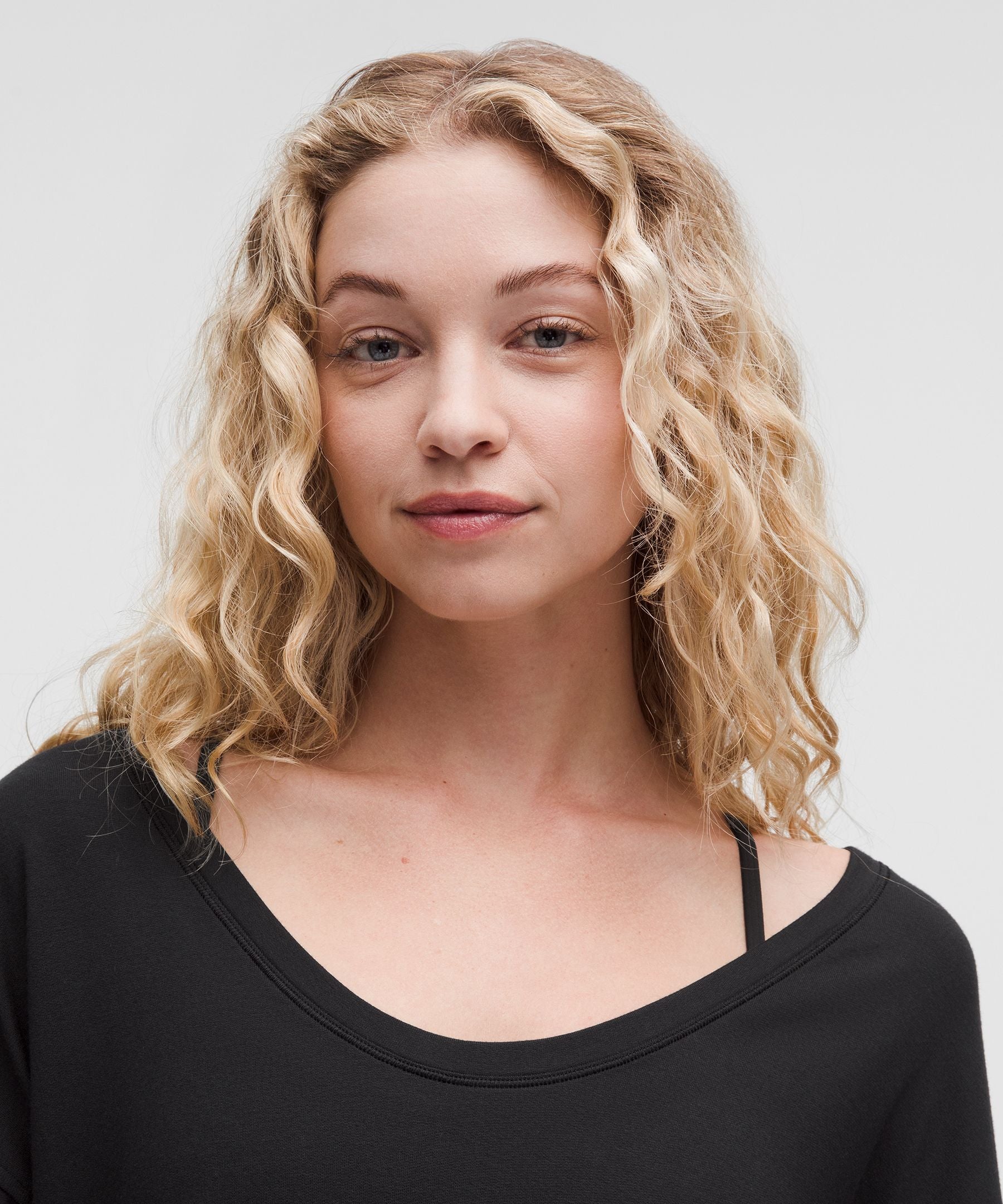 BeCalm Scoop-Neck Pullover